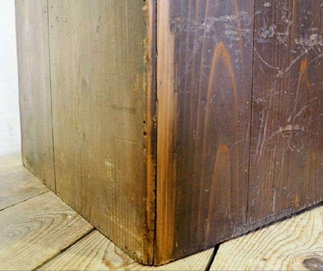 1034 アンティーク　杉の小箪笥　タンス　引き出し　チェスト　収納棚　レトロ