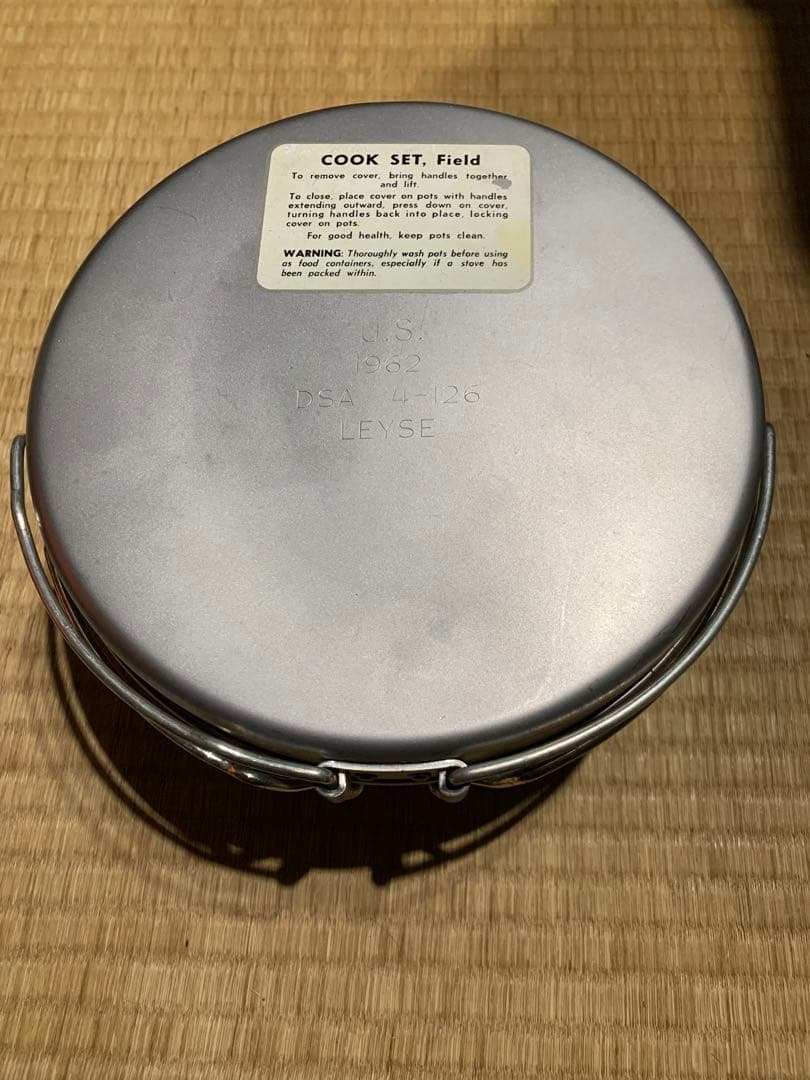 US 米軍　60's 山岳部隊 クックセット　未使用　デッドストック