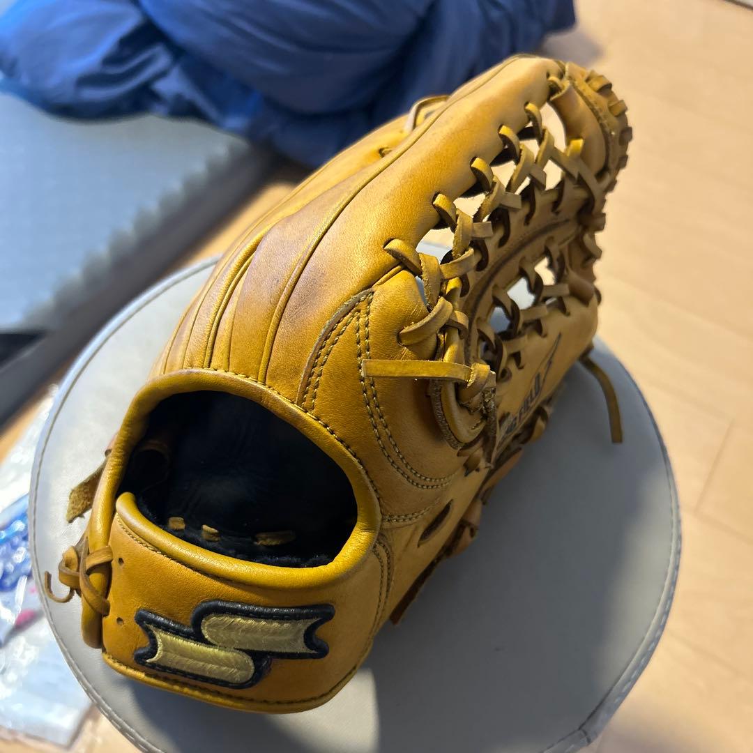 SSKWingField イエロー 軟式外野用グローブ