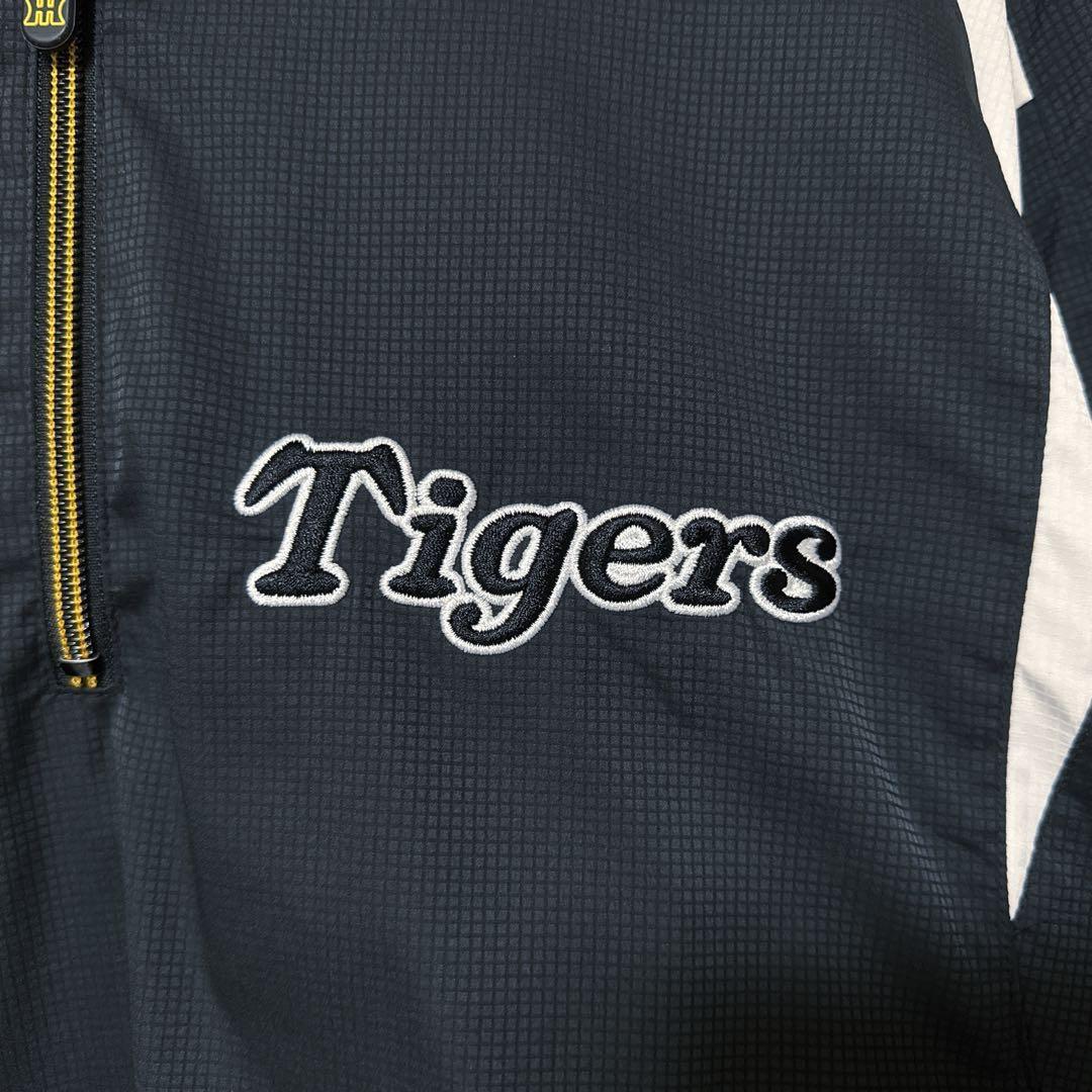 阪神 タイガース 支給品 ハーフジップ ナイロン ジャケット 84 NPB