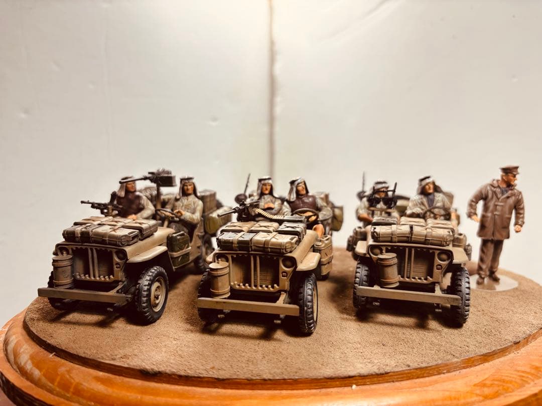 1/35 イギリス軍デビットスターリング中佐率いるSASジープ チーム