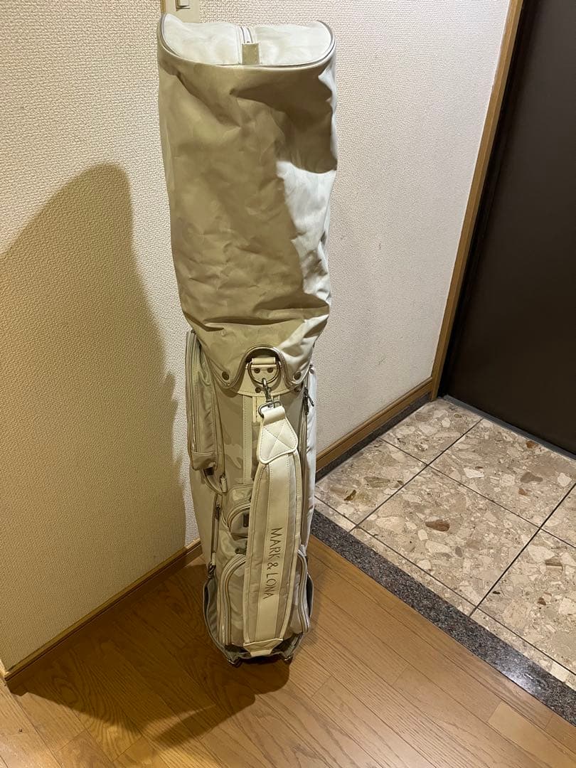 マークアンドロナ　ゴルフキャディバッグ　ホワイトカムフラージュ