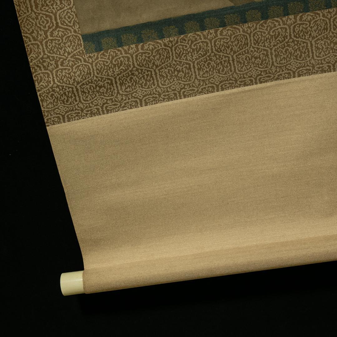 掛軸-1706　俵屋宗達　墨梅図　印刷工芸作品　講談社　昭和52年