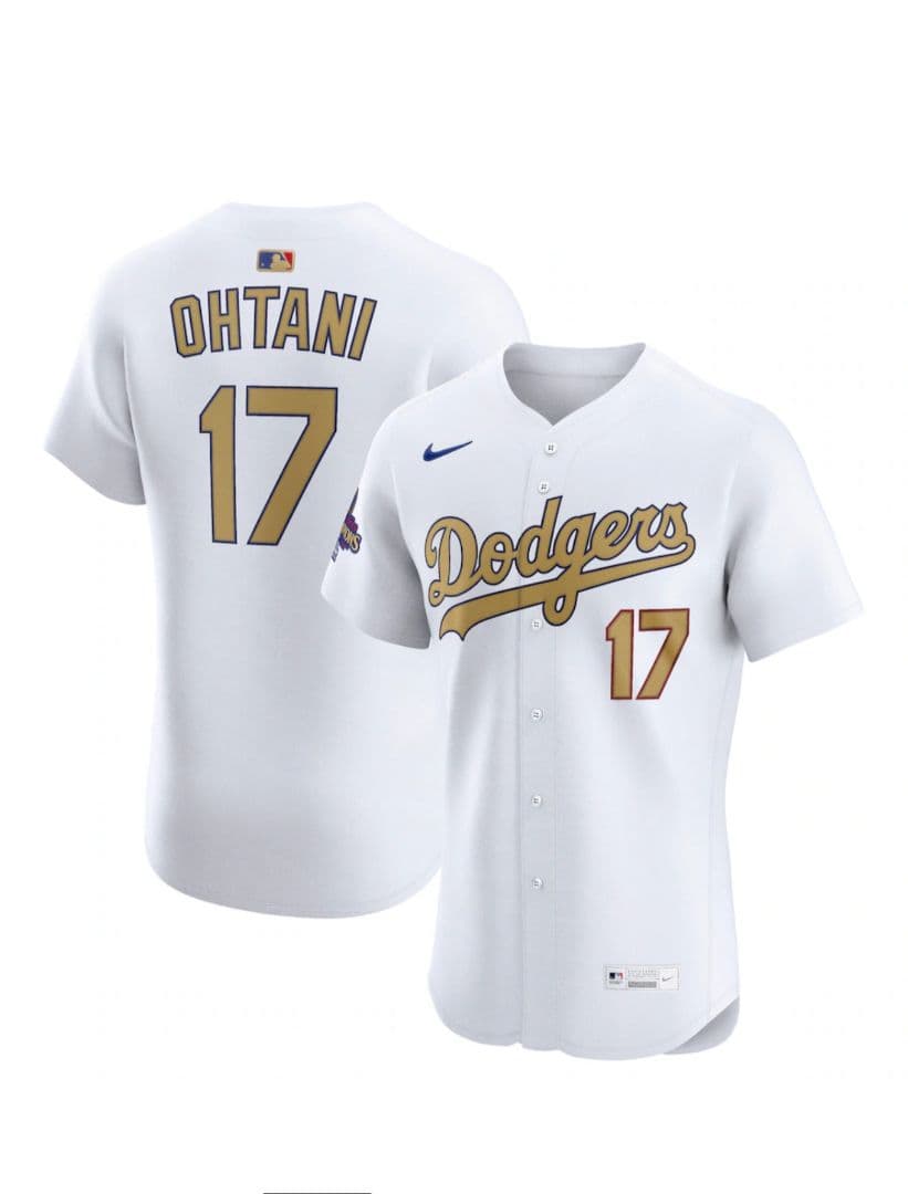 【正規品】大谷翔平 エリートジャージー ゴールド ユニフォーム 44 ドジャース