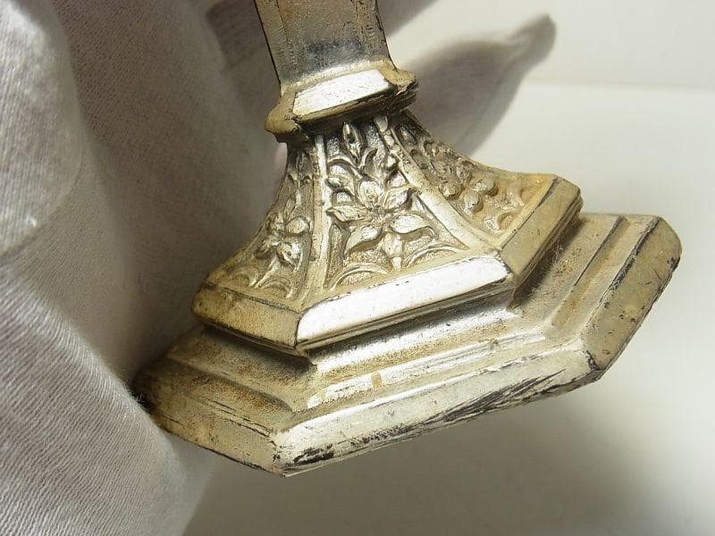 c1347 アメリカ アンティーク 自立クロス 艶消し USA 17.5cm