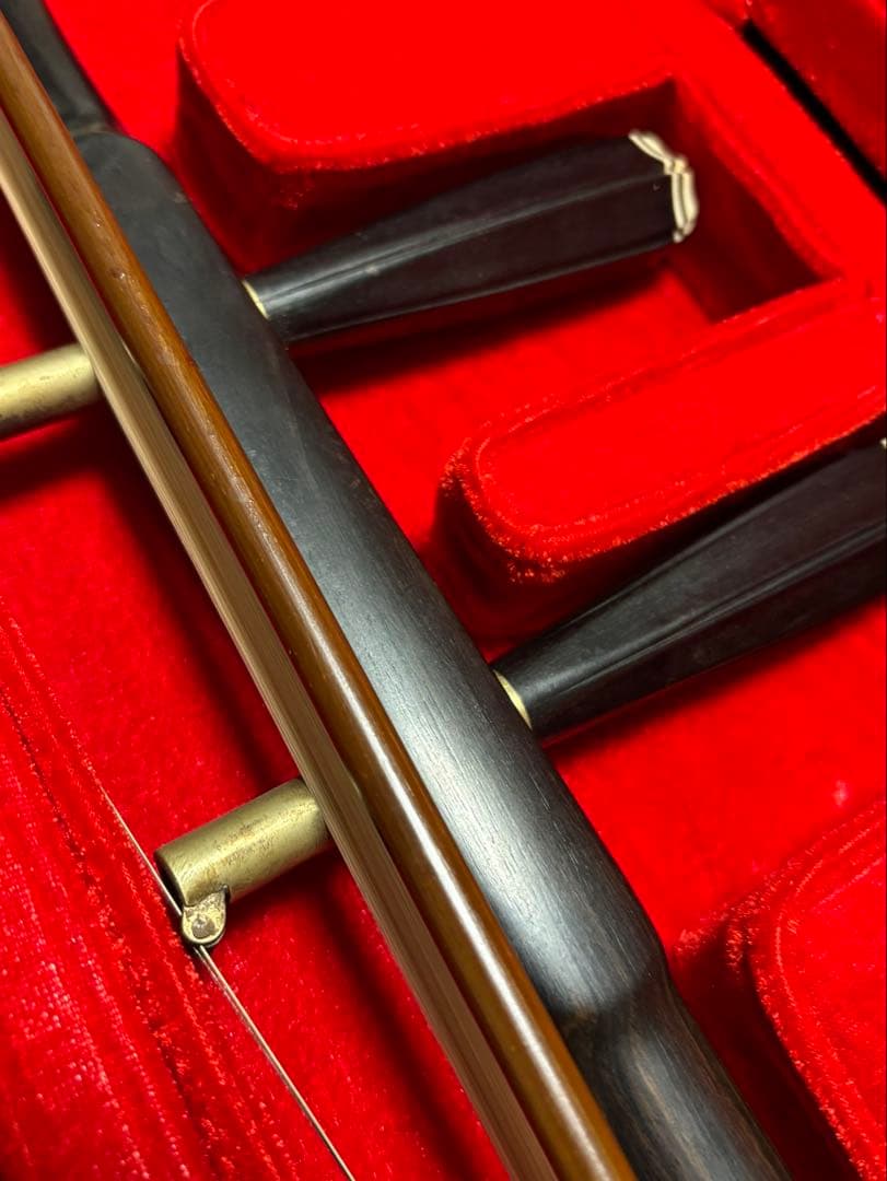 【希少品】高級 二胡 宋廣寧製 付属品 ケース付き現状渡し