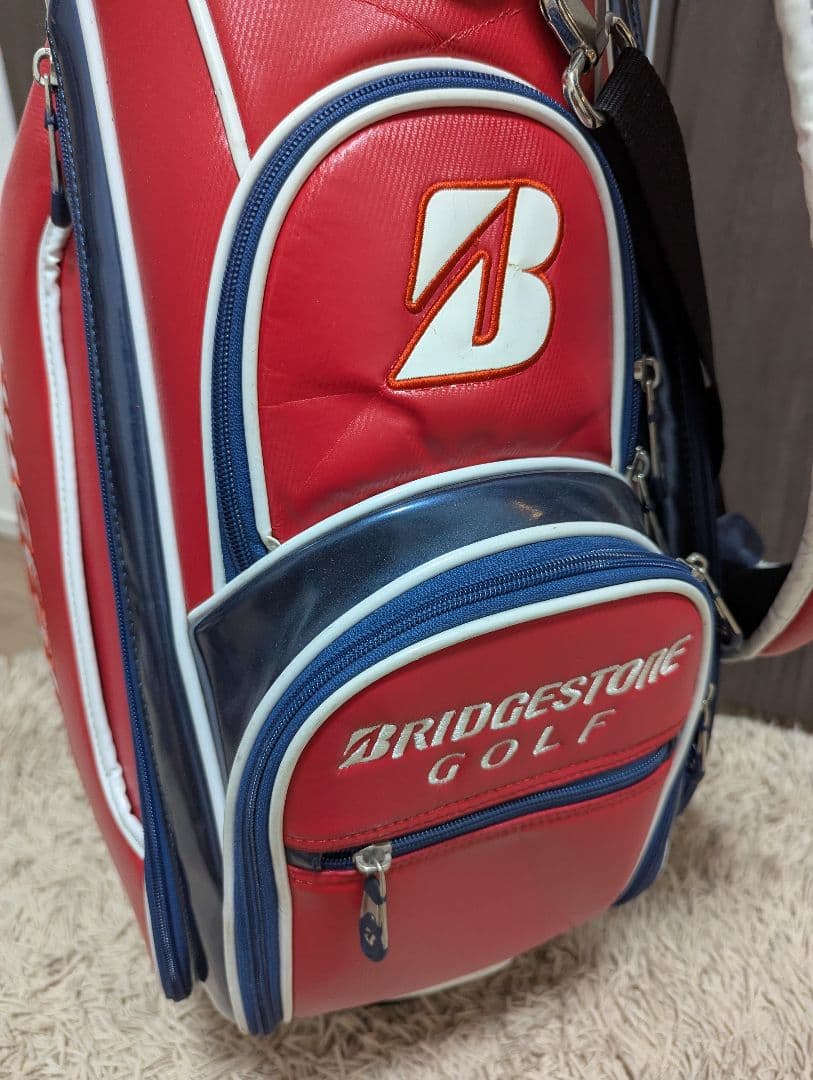 BRIDGESTONE メジャーコレクション　キャディバッグ 　ヘッドカバー付き