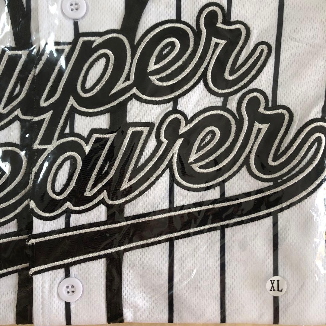 プ*マ様 SUPER BEAVER 20周年ベースボールシャツ ストライプ XL