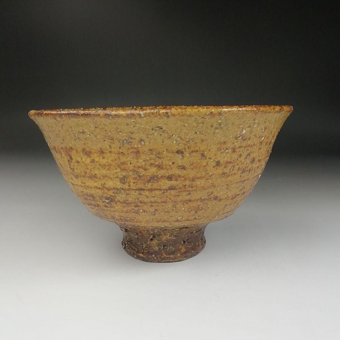 Ｔ４１１　茶碗　『伊羅保茶碗』　『宇田佐平 造』　共箱　抹茶碗　茶道具