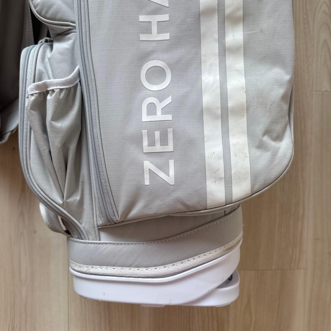 ゼロハリバートン　キャディバッグ　スタンド式　軽量　グレー