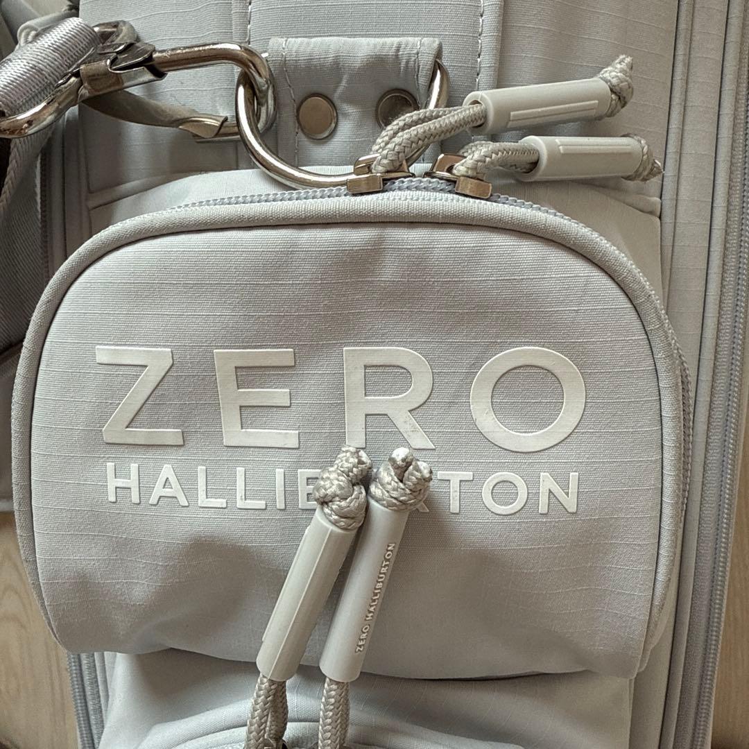 ゼロハリバートン　キャディバッグ　スタンド式　軽量　グレー