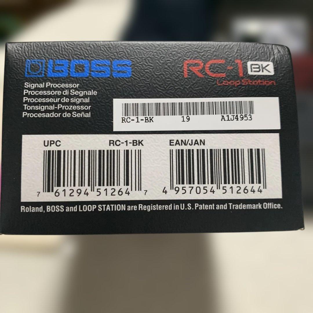 配信機器・PA機器・レコーディング機器 BOSS RC-1-BK Loop Station