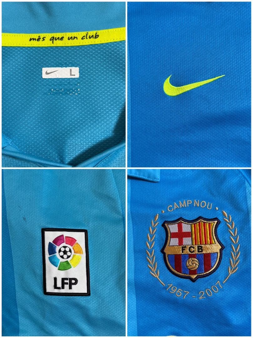 『正規品』バルセロナ 07/08 アウェイ メッシ ユニフォーム ウェア