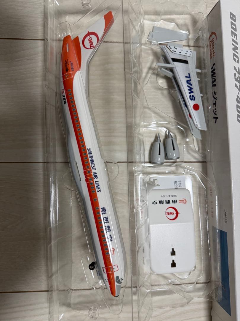 SWAL Boeing 737-400 スケール1/130 南西航空 JTA