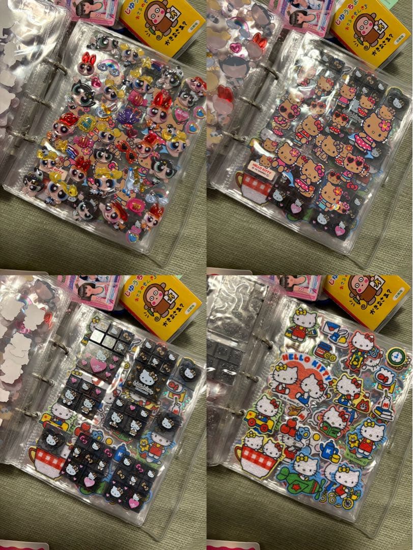 シール帳完成品　3冊セット　ボンボンシール　平成　サンリオ　ディズニー　正規品