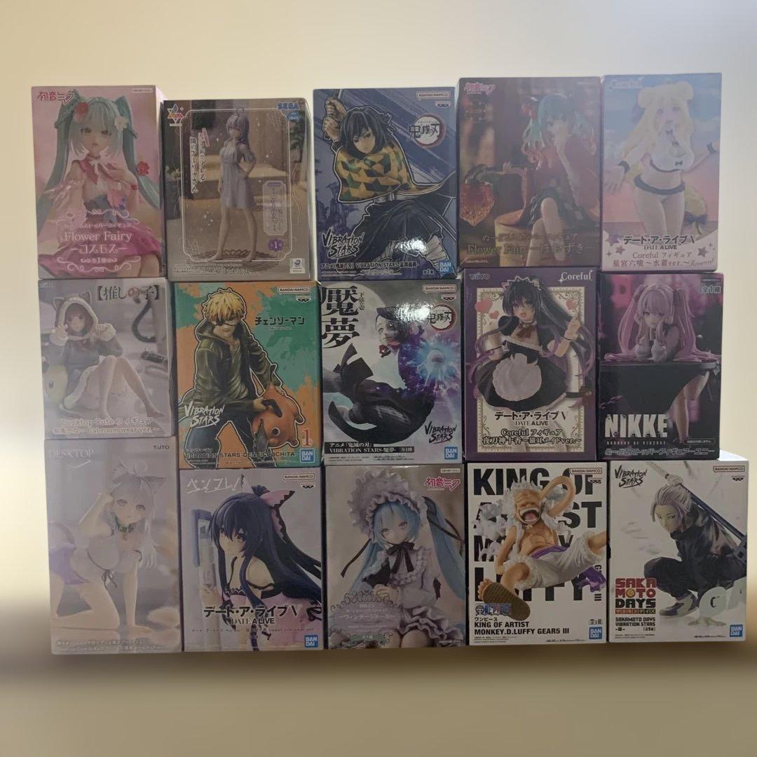 【新品・未開封】アニメフィギュア15体セットまとめ売り