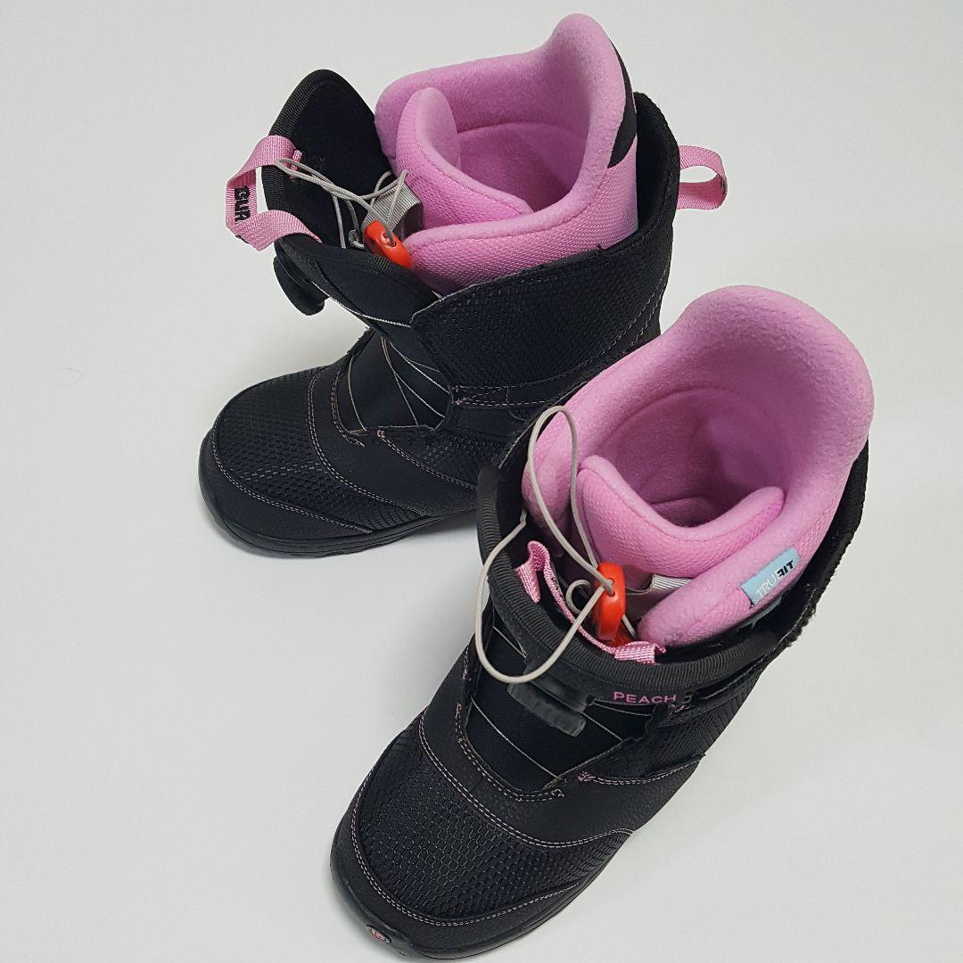 極美品 バートン レディース スノーボードブーツ PEACH BOA 黒 24