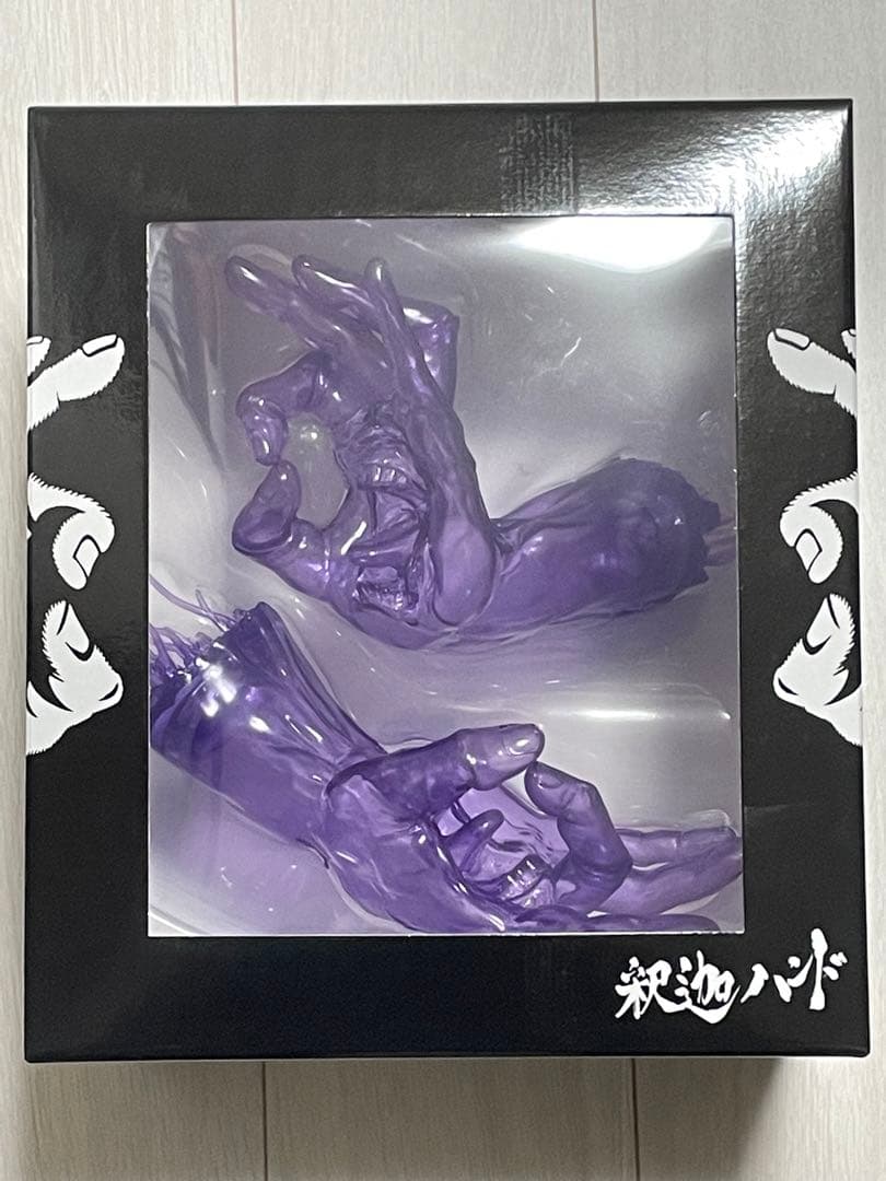 bakateee 釈迦ハンド クリアパープル　フィギュア　toy
