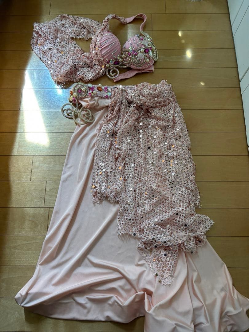 POLINA ベリーダンスセットアップ ピンク