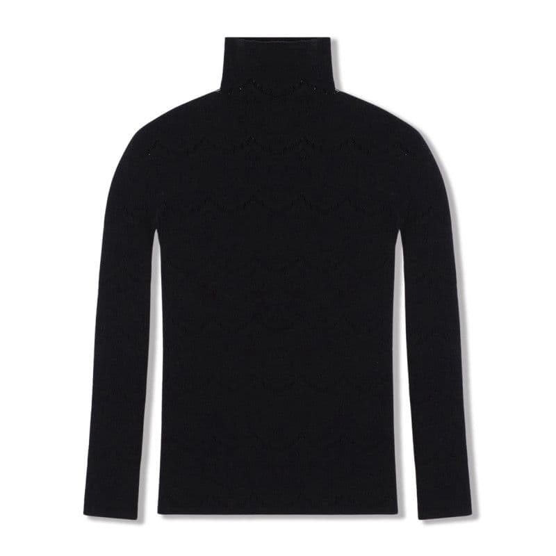 チャコット　ノーソーイング　ハイネック　長袖