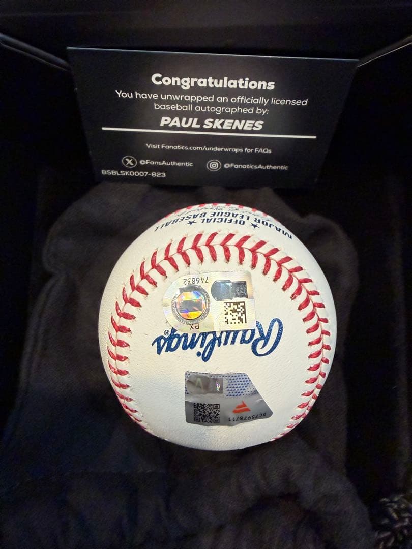 記念グッズ 2025UnderWrapsBaseballsVol2 Paul Skenes