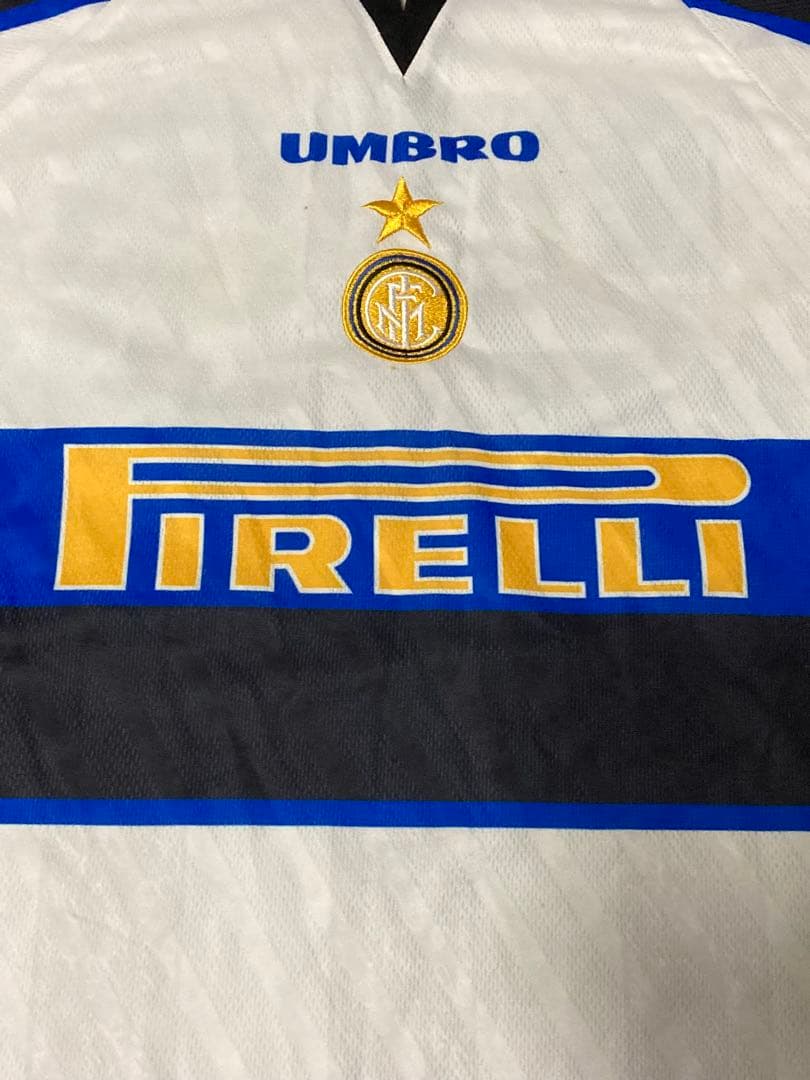 UMBRO インテル レプリカシャツ 1997-98アウェイ レコバ L 当時物
