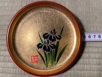 金蒔絵 漆器 丸皿 5客揃