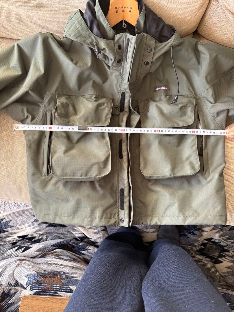 リトルプレゼンツ　フィッシングジャケット Mサイズ オリーブグリーン