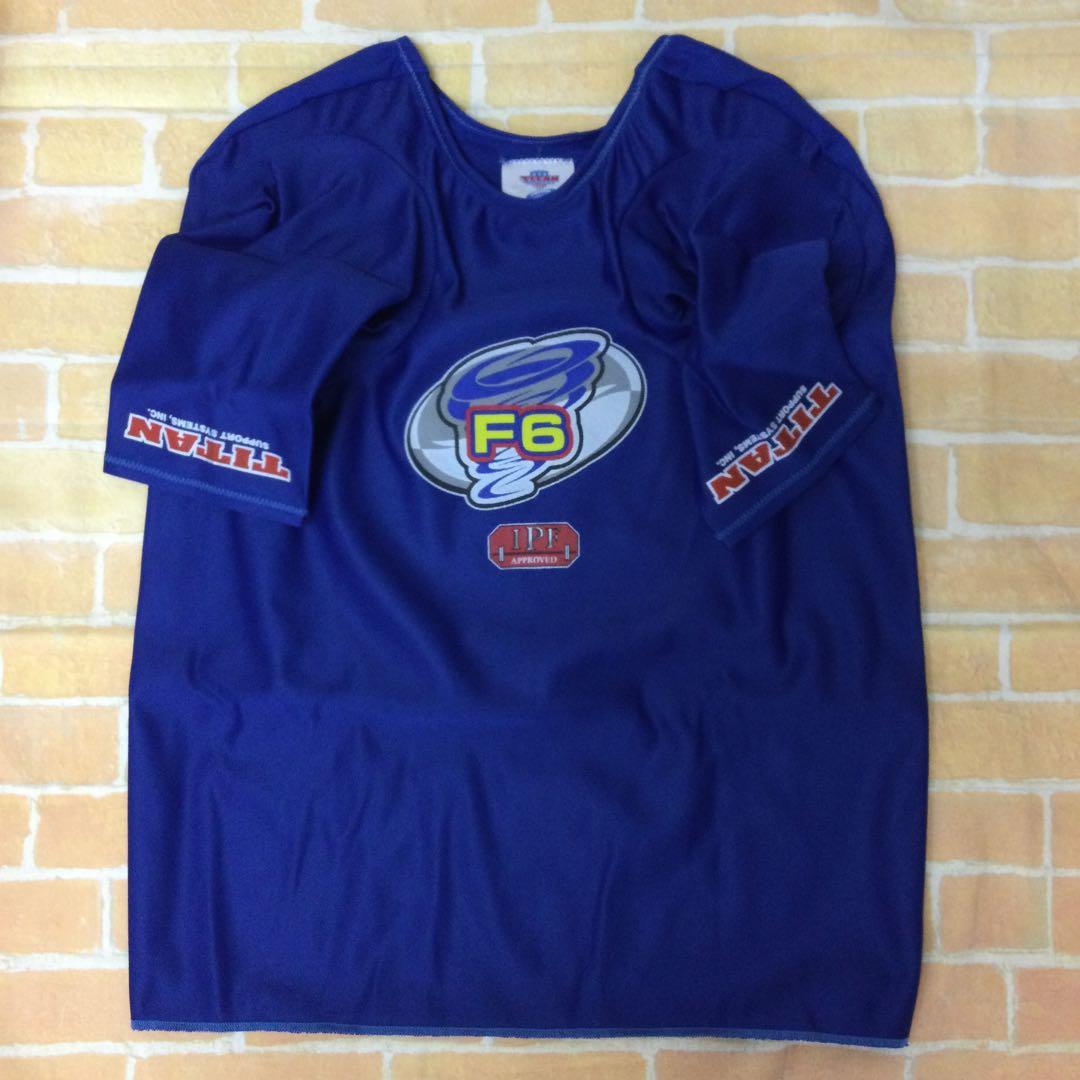 TITAN F6 ベンチシャツ　サイズ50 （赤6）