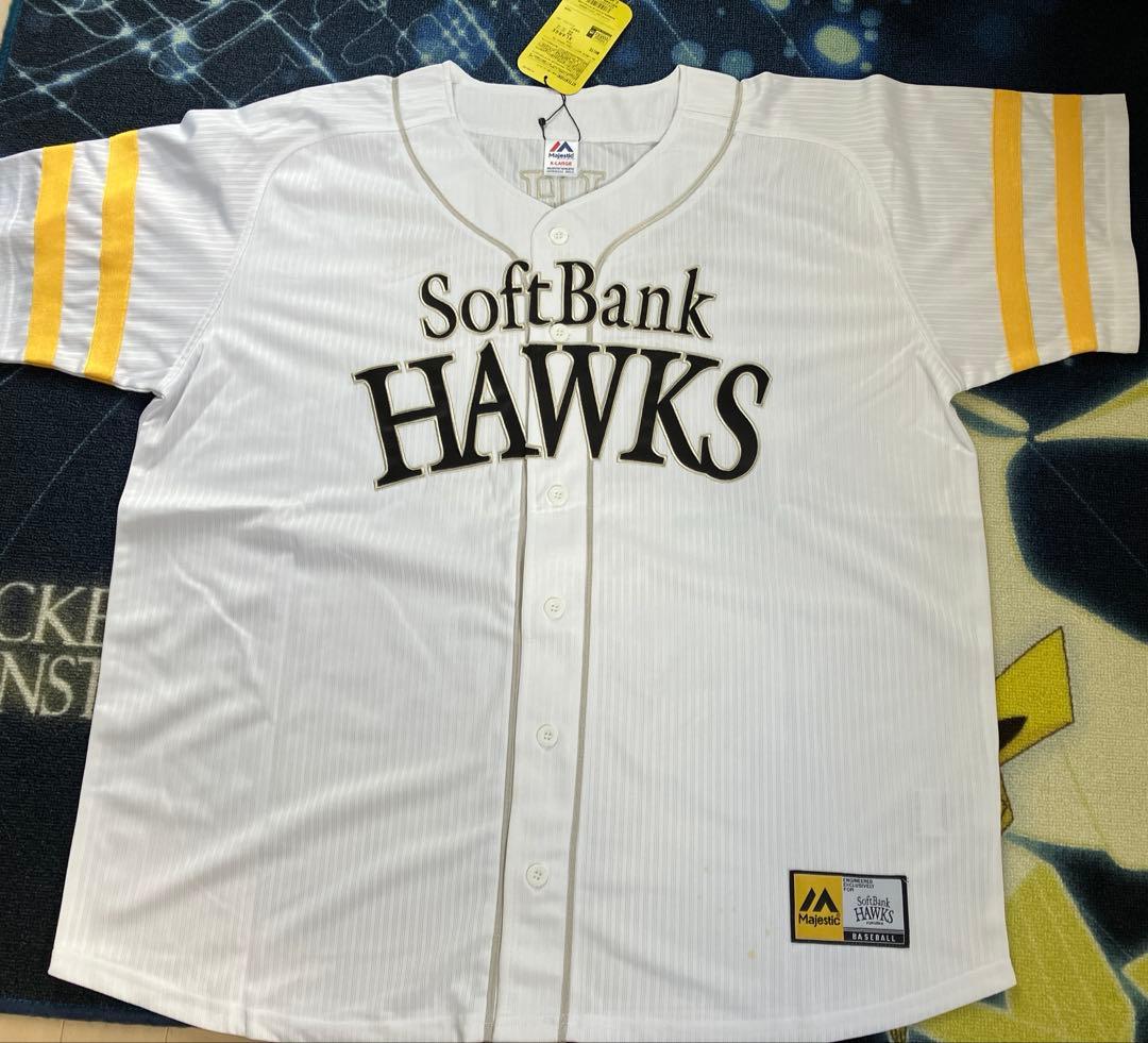 ソフトバンクホークスレプリカユニフォーム　栗原選手旧背番号XL