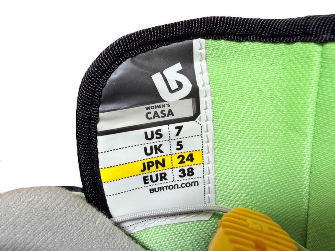 極美品　BURTO CASA バートン　スノーボードブーツ レディース　24cm