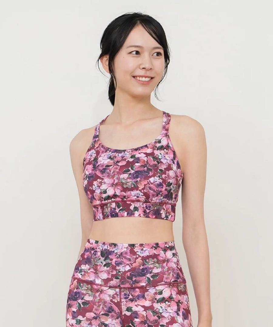 SUKALA フルオブフラワー セパレートタンク クロスブラトップ レギンス S