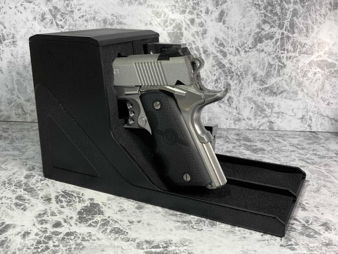 「エアガン　ハンドガン 収納ボックス　1丁＆3マグ　サバイバルゲーム」jo-db