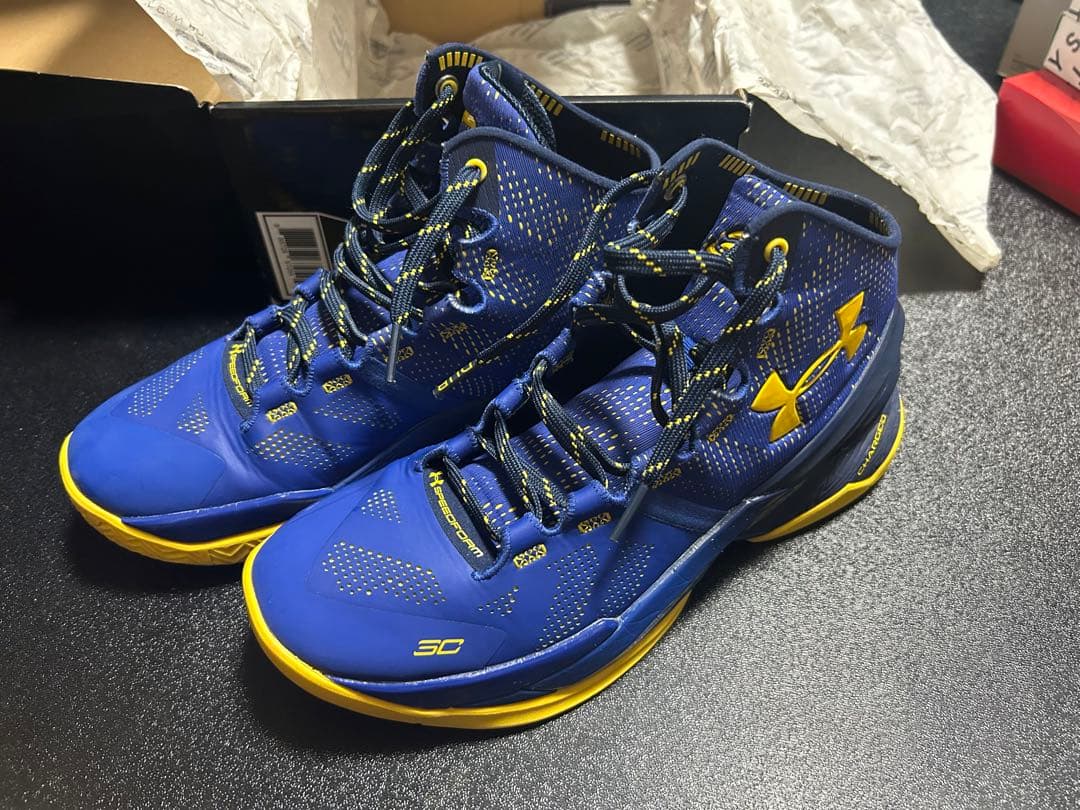 シューズ(男性用) Under Armour Curry 2 \"Dub Nation Away\"