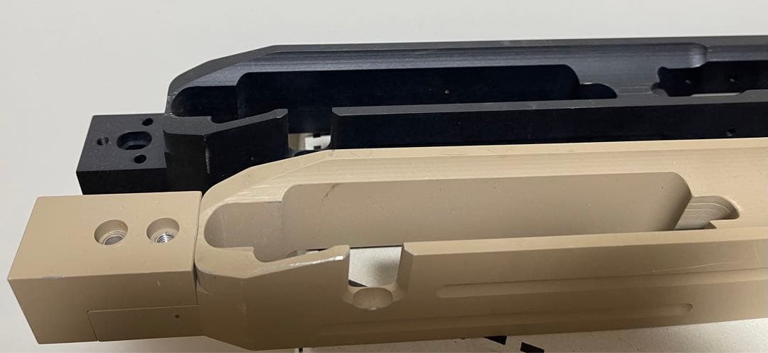 VSR10 エアガン用モジュラーフレーム ブラック ベージュ