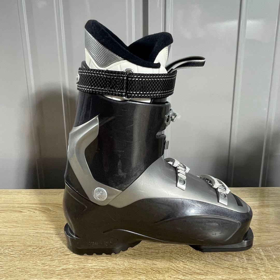 ATOMIC159cm ROSSIGNOL25.5cmストック付きスキーセット