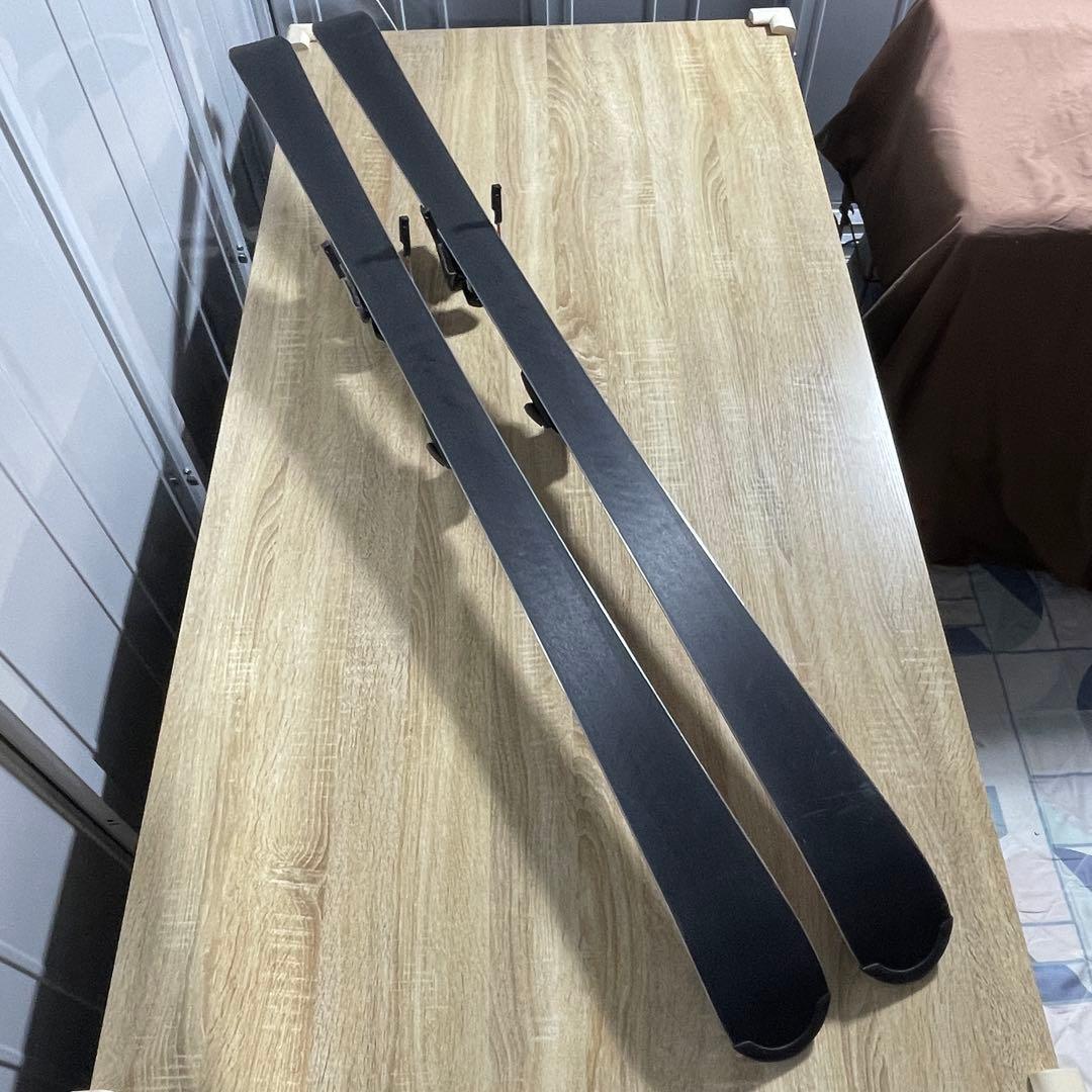 ATOMIC159cm ROSSIGNOL25.5cmストック付きスキーセット