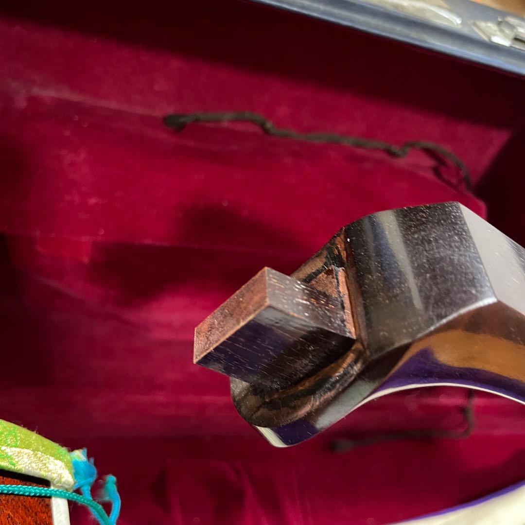 三味線 本体 3弦 白 ケース付き