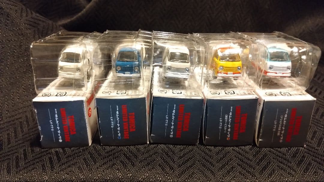 トミカリミテッドヴィンテージ スバル サンバートラック 5台セット