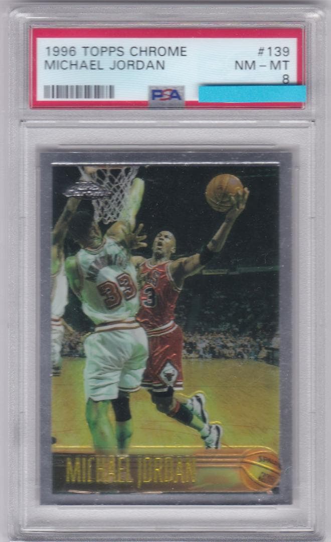 その他 PSA8 Topps Chrome 139 Michael Jordan