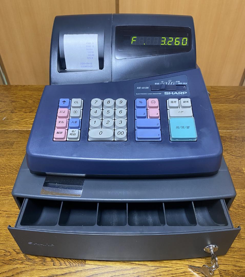 ☆良品☆SHARP レジスター XE-A126