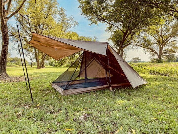 【用途により変幻自在】2ポールテント　インナーテント付き