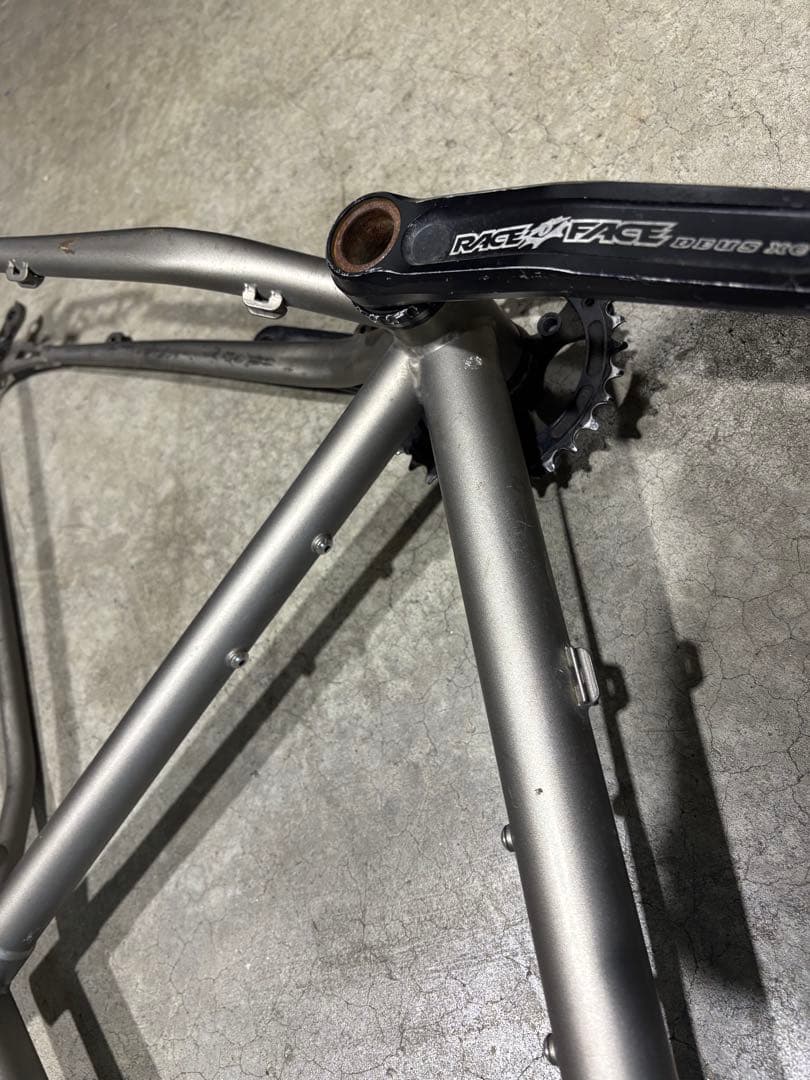 マウンテンバイク　クレイジーシープ　フレーム　ジャンク品　割れあり