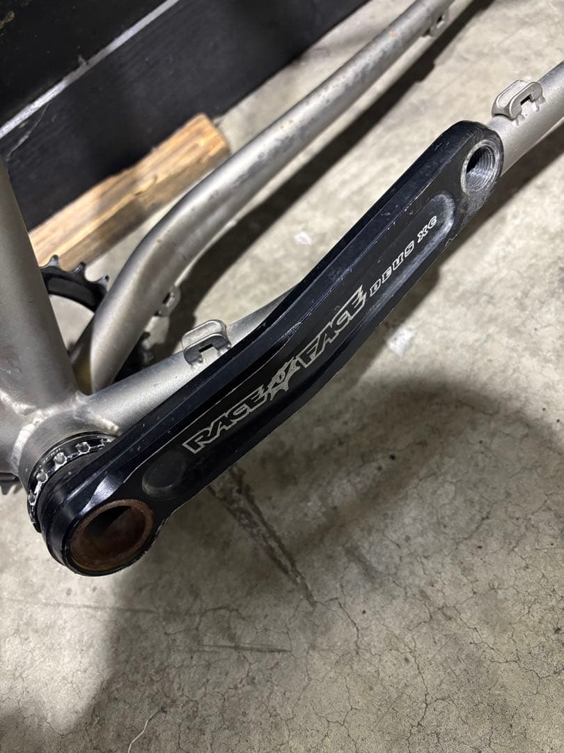 マウンテンバイク　クレイジーシープ　フレーム　ジャンク品　割れあり