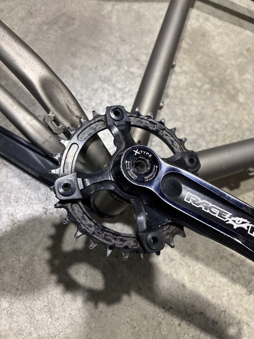 マウンテンバイク　クレイジーシープ　フレーム　ジャンク品　割れあり