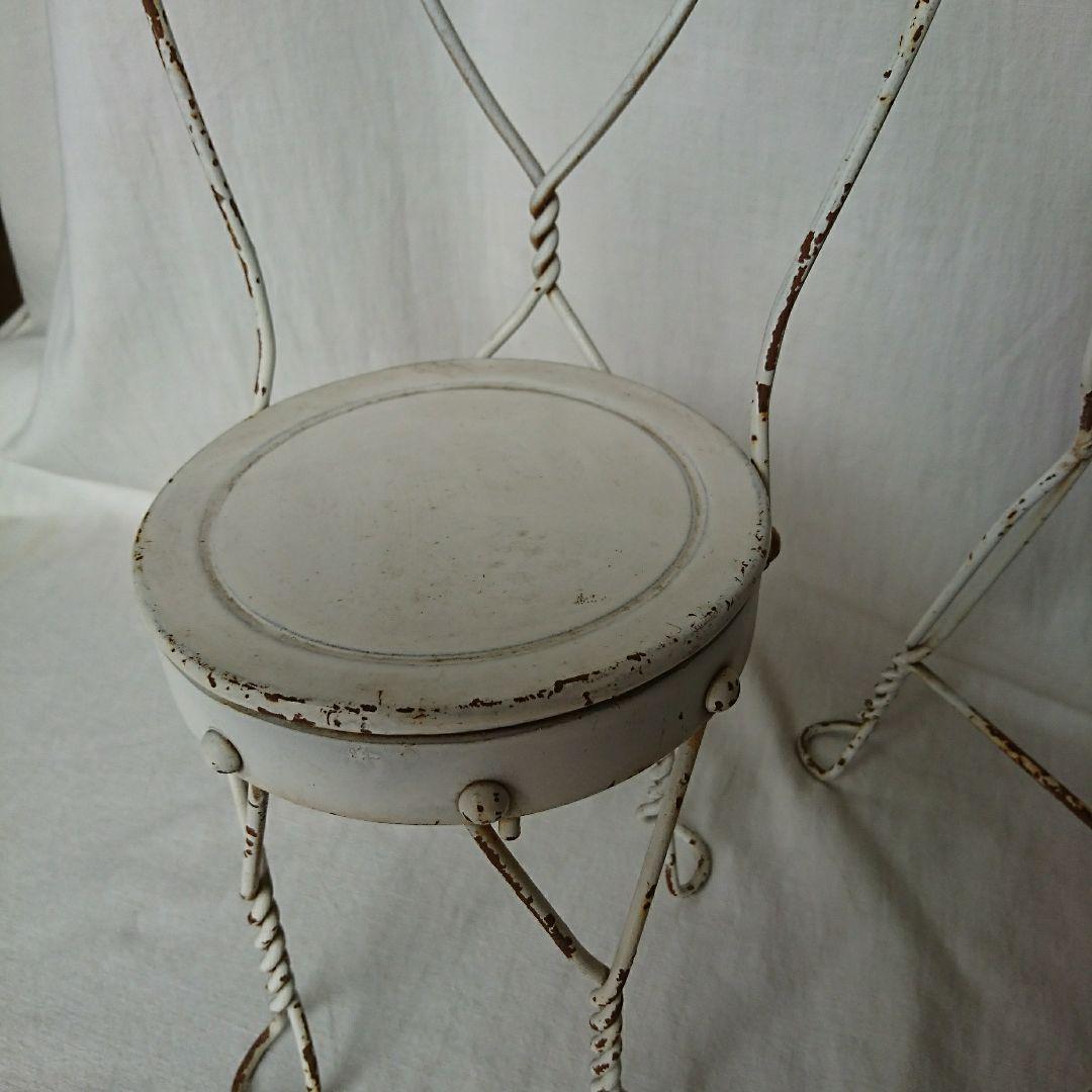 フランスアンティーク ドールサイズのチェア＆テーブル