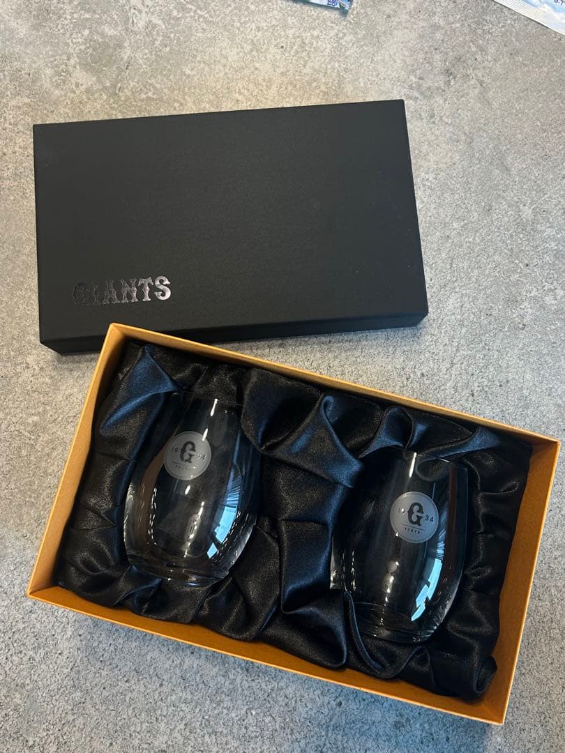 ジャイアンツ　記念ワイン・グラスセット 限定品・非売品