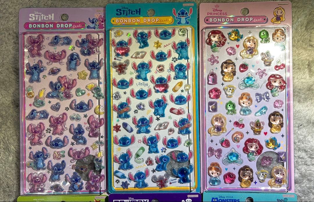 ★24時間以内発送 正規品 ディズニー ボンボンドロップシール 第2弾 6種★