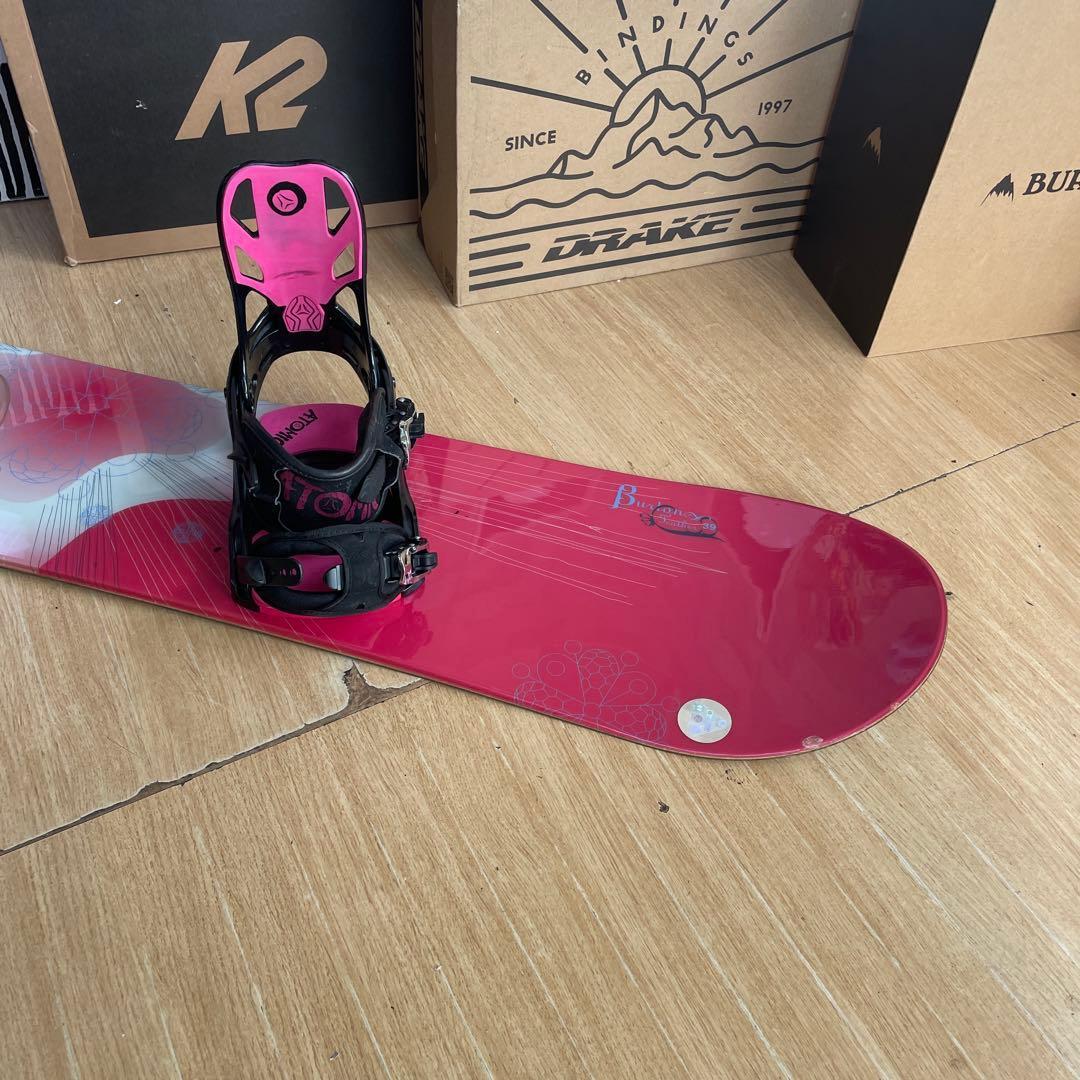 BURTON　バートン　希少130代　ATOMICバイン付　スノーボードセット