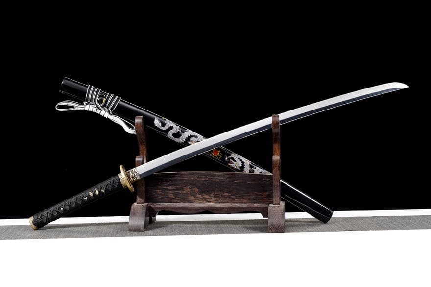 【侍―驚寂】 日本刀 模造刀 居合刀 武士道 武蔵 鑑賞用 手鍛造打